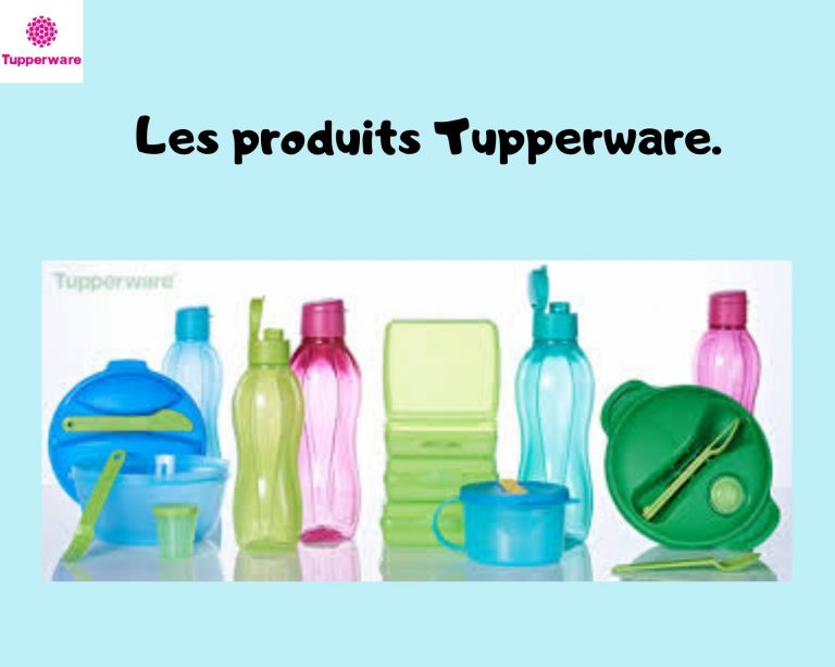 Les produits que propose Tupperware.